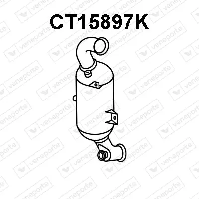 Veneporte Catalytic Converter Ct15897k Euro 6 1