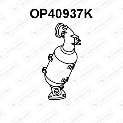 Veneporte Catalytic Converter Op40937k Euro 6 1