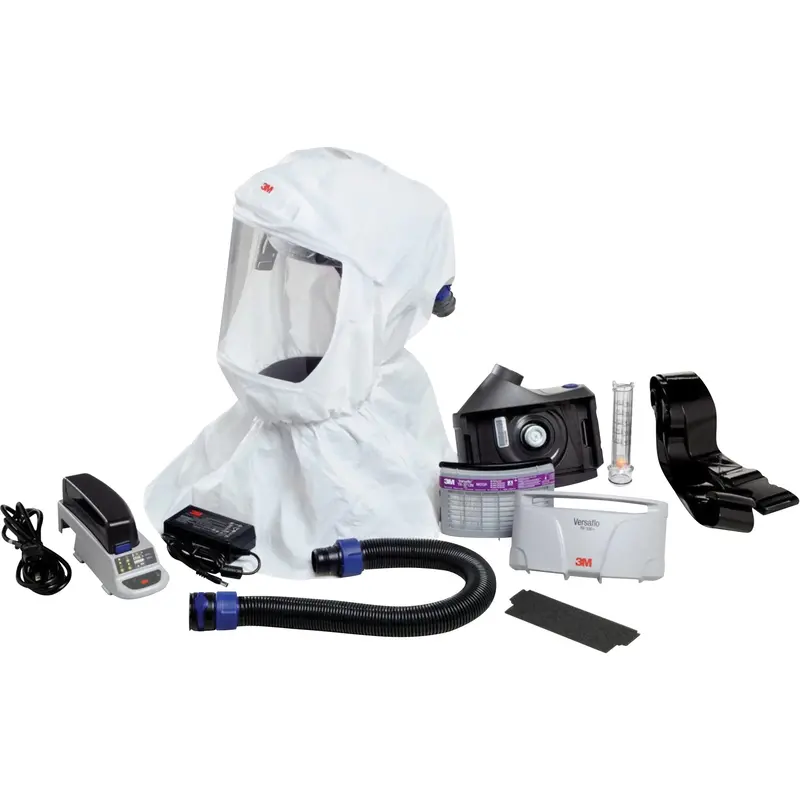 Versaflo™ Easy Clean Papr Kit, Loose Fitting Hood & Faceshield, Lithium-Ion Battery 1