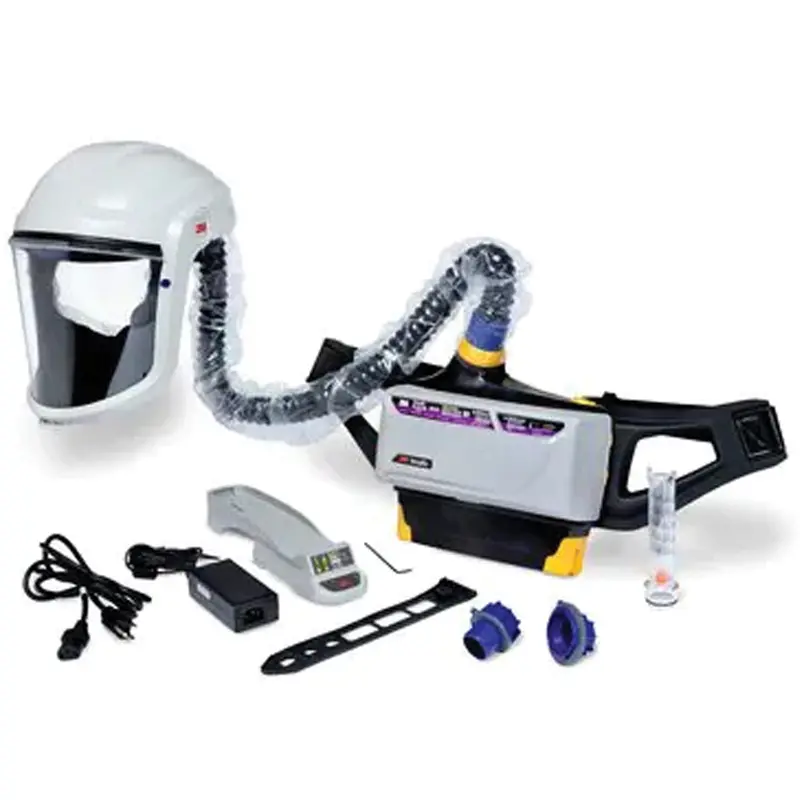 Versaflo™ Powered Air Purifying Respirator Painter's Kit, Headcover & Faceshield, Lithium-Ion Battery 1
