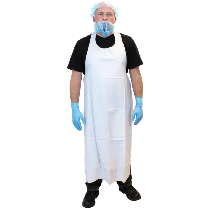 Vinyl Aprons, Vinyl, White, 35" W X 45" L 1