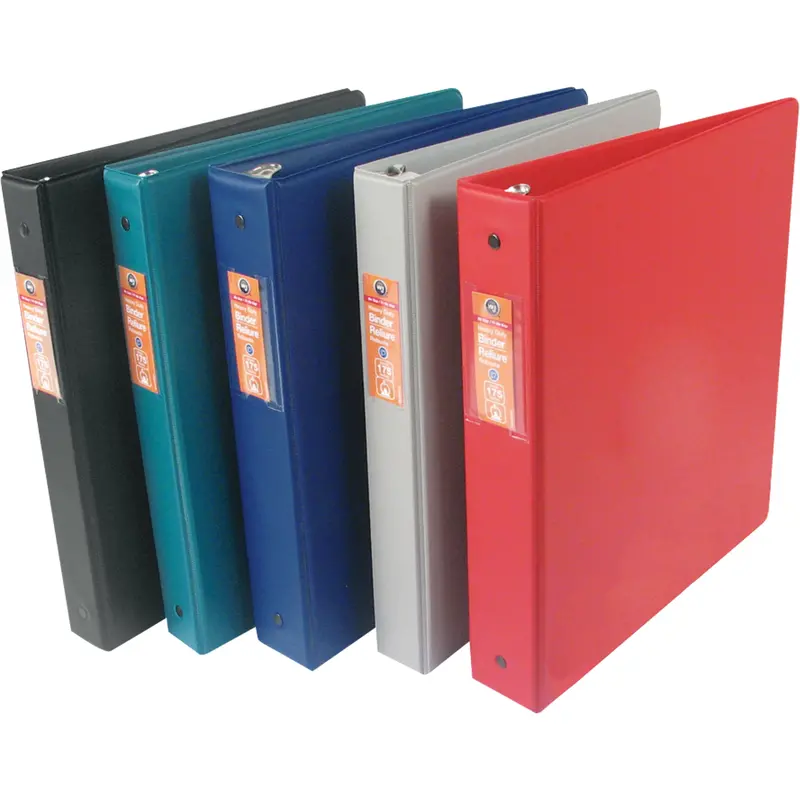 Vinyl Binders, 11" X 8-1/2" X 1", Green 1