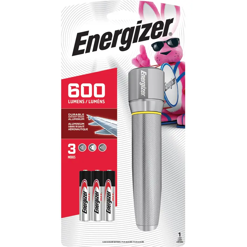 Vision Hd Metal Light With Digital Focus, Led, 600 Lumens, Aaa Batteries 1
