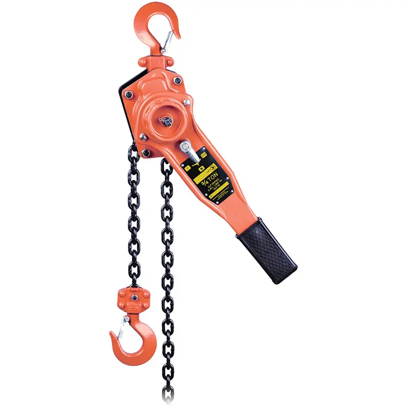 Vlp Series Lever Chain Hoist, 10' Lift, 1653.46 Lbs. (0.75 Tons) Capacity 1