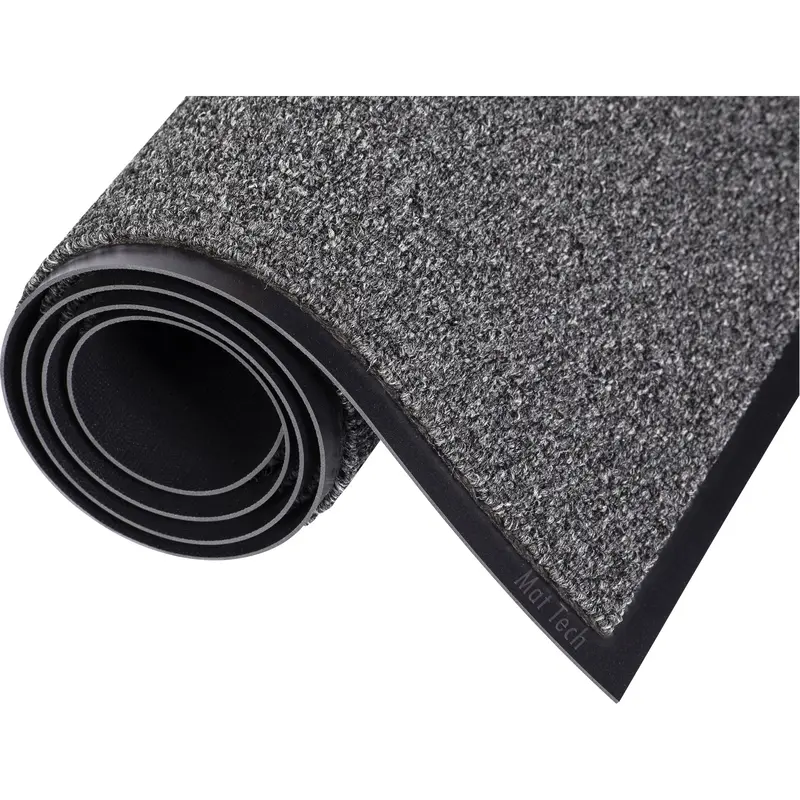 Walk-A-Way™ Mat, Wiper, 4' X 6' X 5/16", Charcoal 1