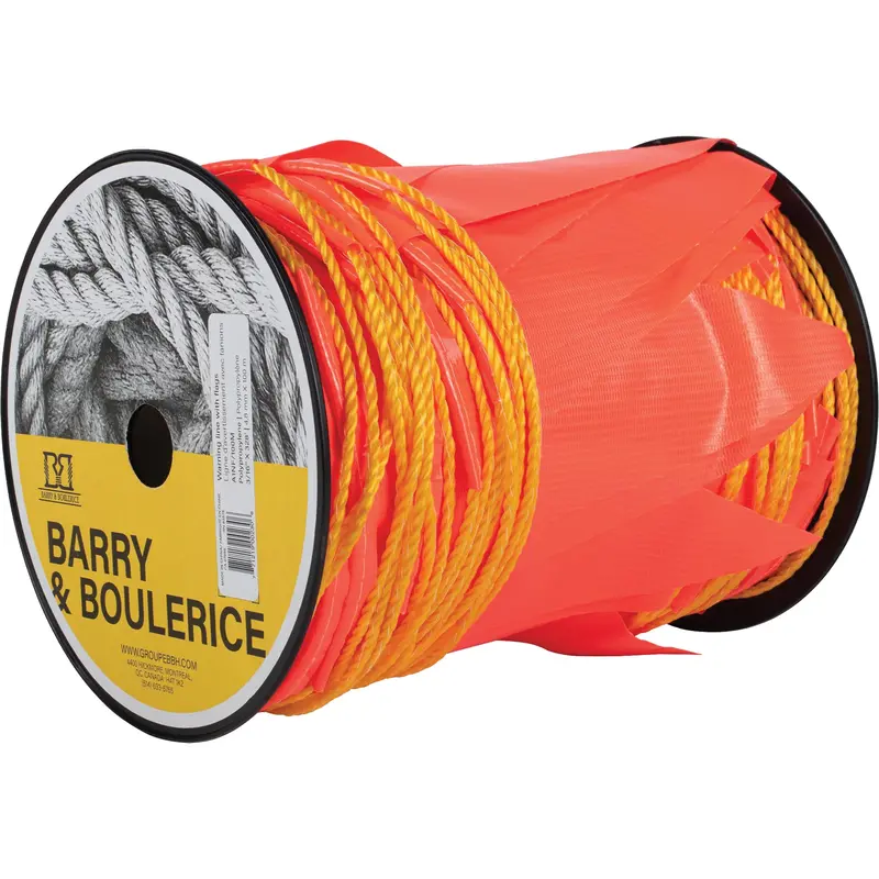 Warning Line With Flags, 328' L, Orange 1