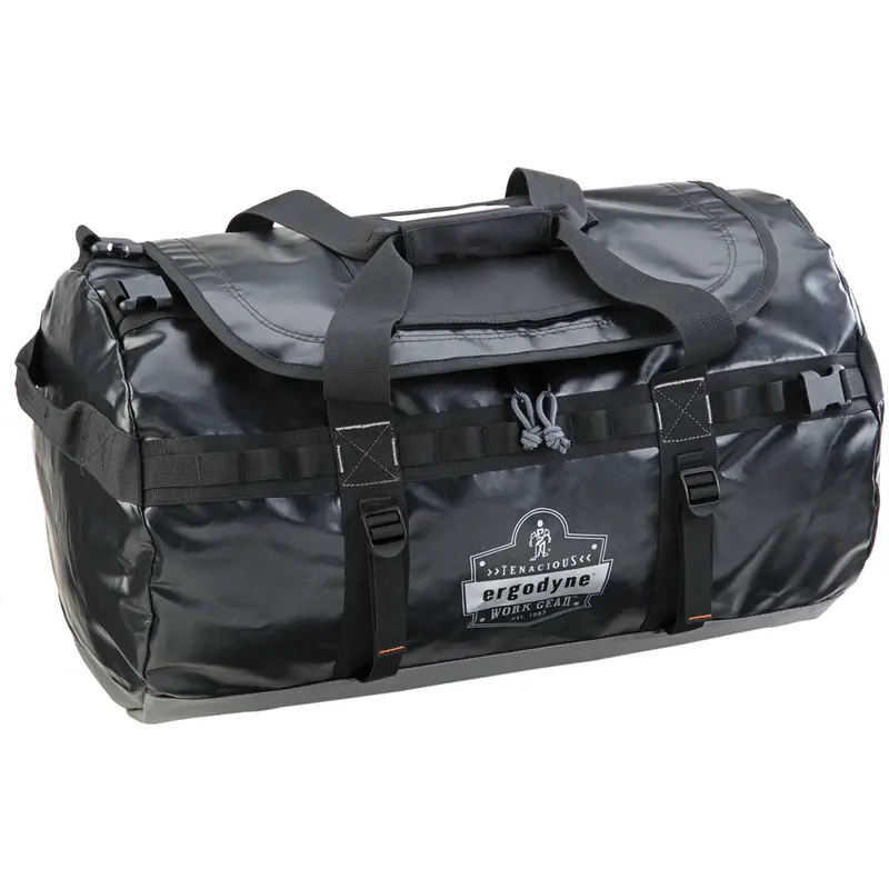 Water Resistant Duffel Bags, Vinyl, 1 Pockets, Black 1