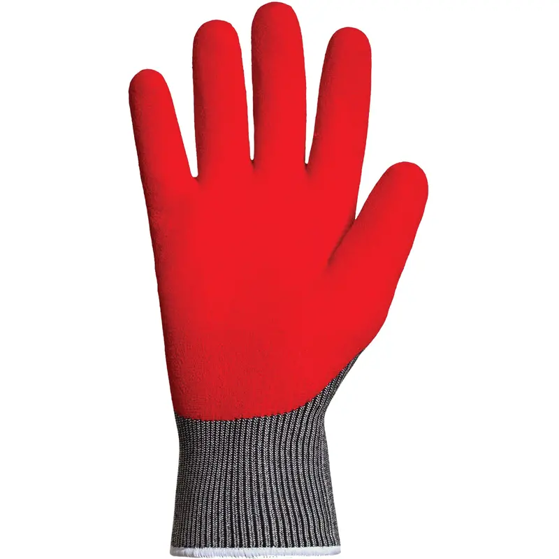 Waterproof Cut-Resistant Gloves, Size 9, 18 Gauge, Foam Nitrile Coated, Tenactiv™ Shell, Astm Ansi Level A4 2