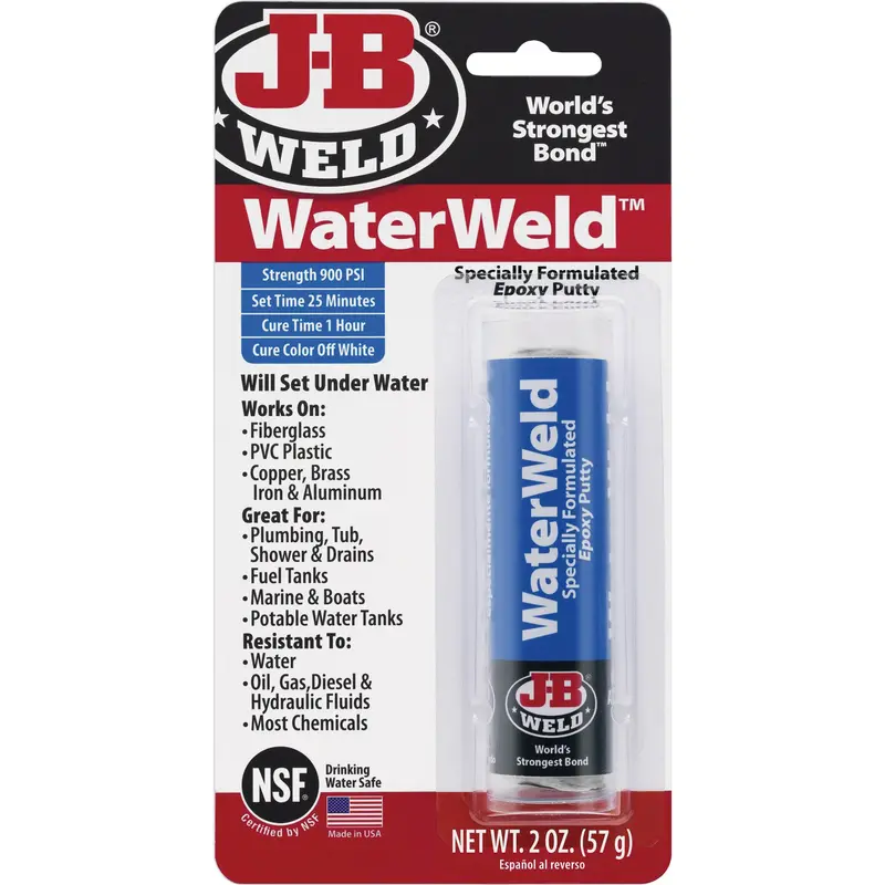 Waterweld Epoxy, 2 Oz., Stick, Off-White 1