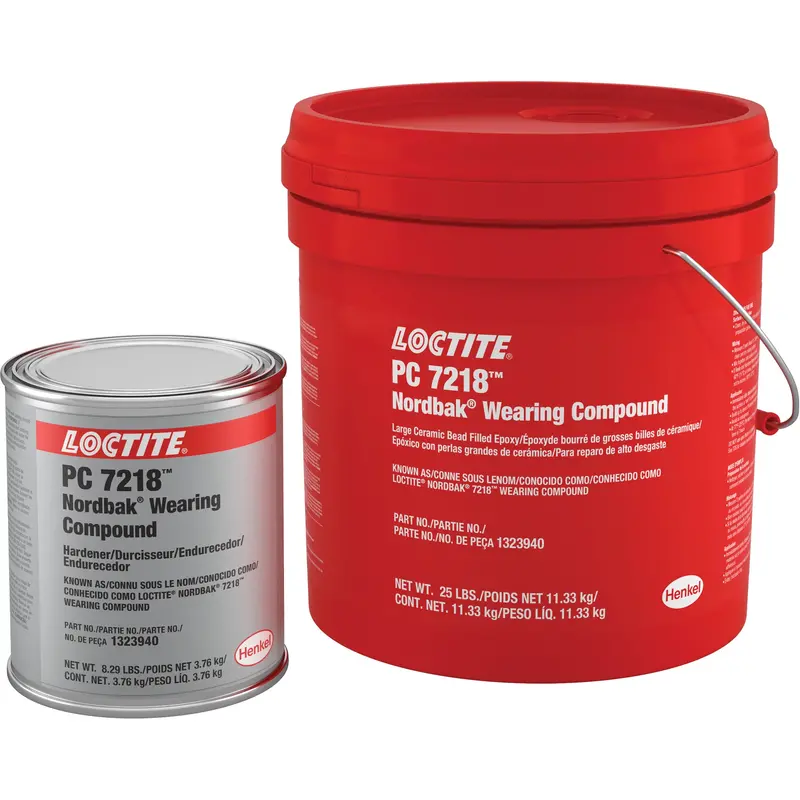 Wearing Compound 7218, 25 Lbs., Pail, Two-Part, Grey 1