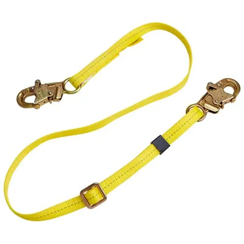 Web Adjustable Positioning Lanyard, 1 Legs, 4', Csa Class B, Polyester 1