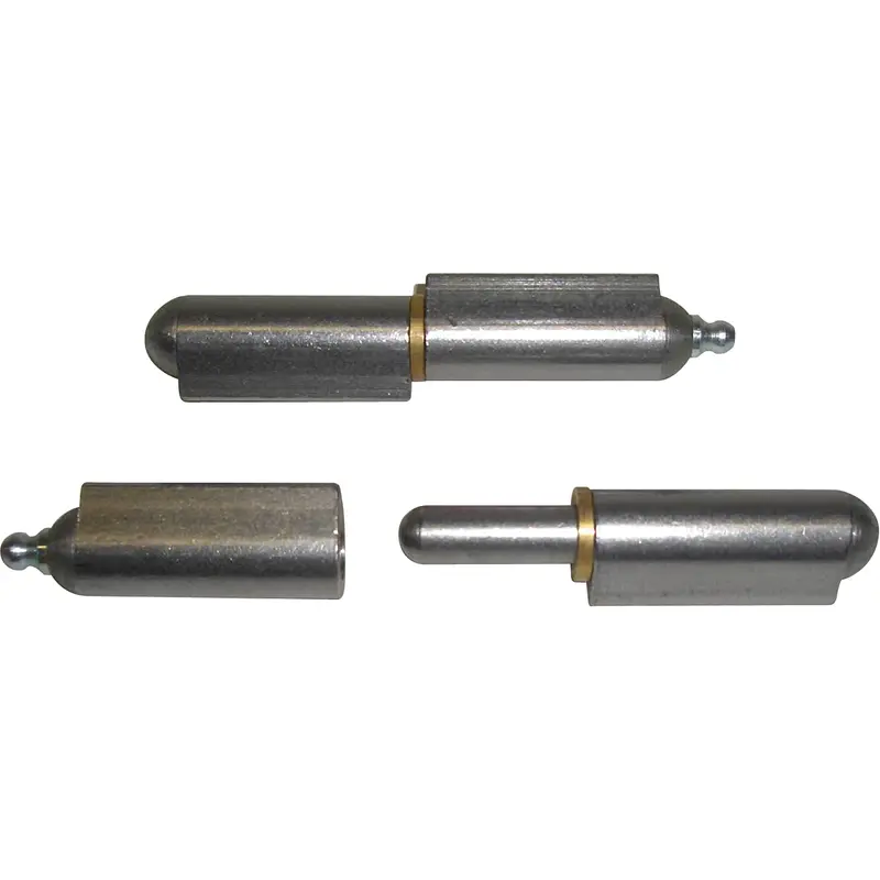 Weld-On Hinge With Washer, 5/16" Dia. X 2" L, Mild Steel W/Fixed Steel Pin 1
