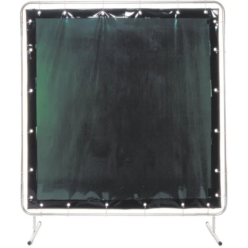 Welding Screen And Frame, Green, 6' X 6' 1