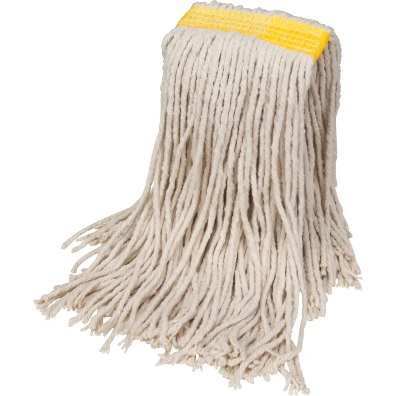 Wet Floor Mop, Cotton, 12 Oz., Cut Style 1