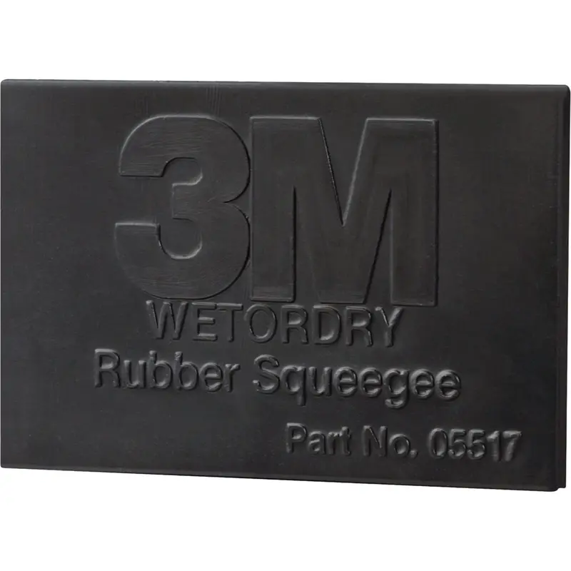 Wetordry™ Rubber Squeegee, 3", Rubber 1