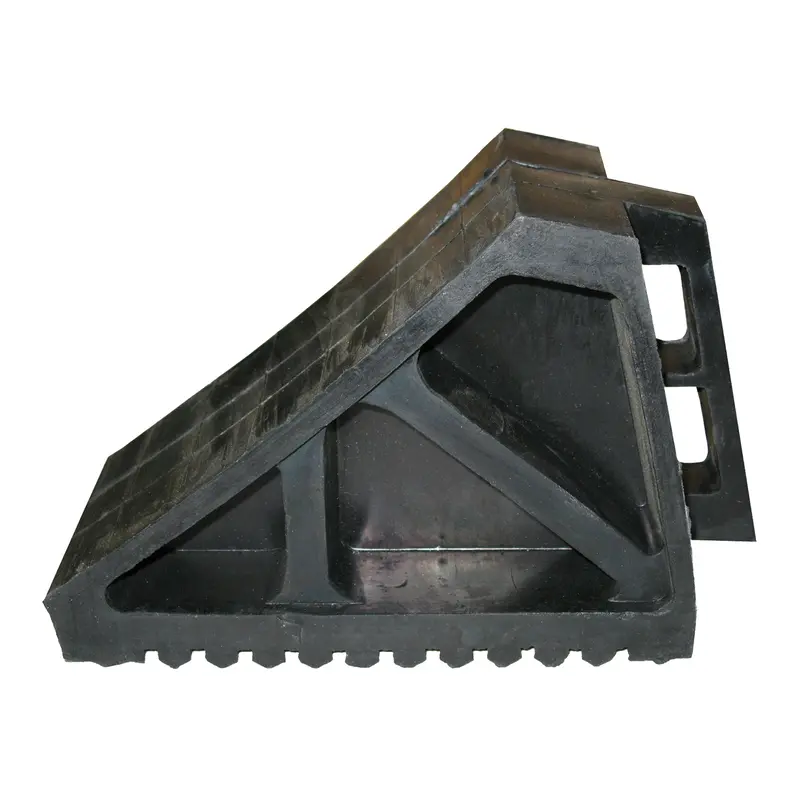 Wheel Chock, 10-5/8" X 7" X 4-1/2", Black 1