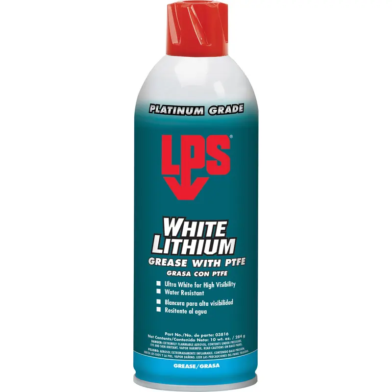 White Lithium Grease With Ptfe, Aerosol Can 1
