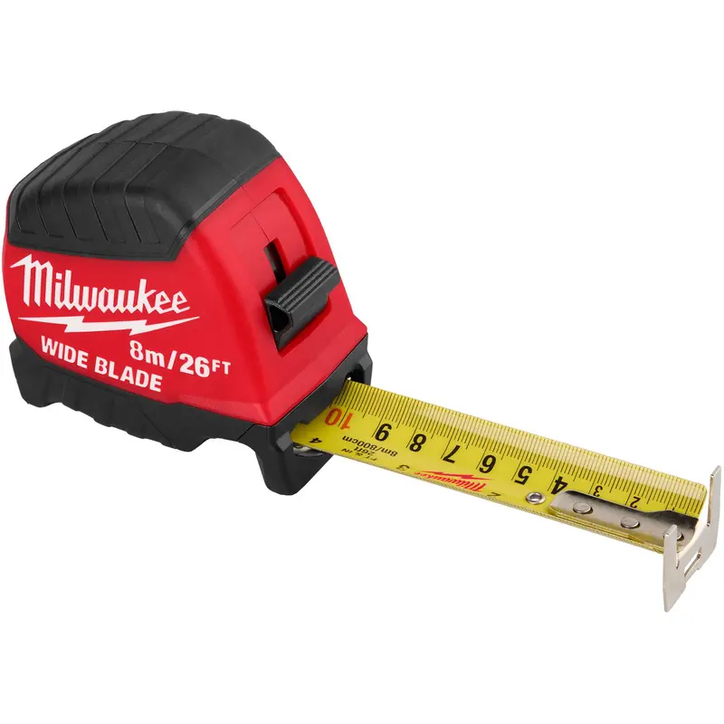 Wide Blade Tape Measure, 1-3/8" X 26' 1