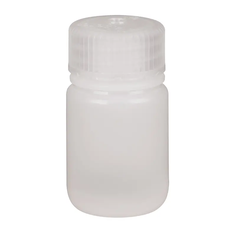 Wide-Mouth Bottles, Round, 1 Oz., Plastic 1