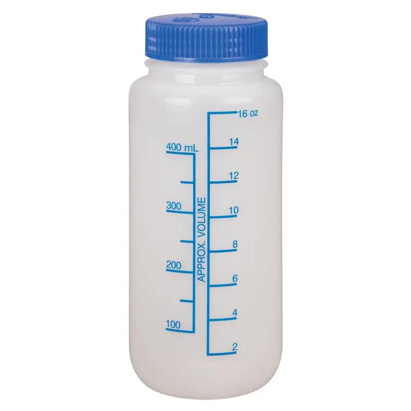 Wide-Mouth Bottles, Round, 16 Oz., Plastic 1