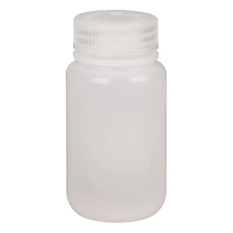 Wide-Mouth Bottles, Round, 4 Oz., Plastic 1