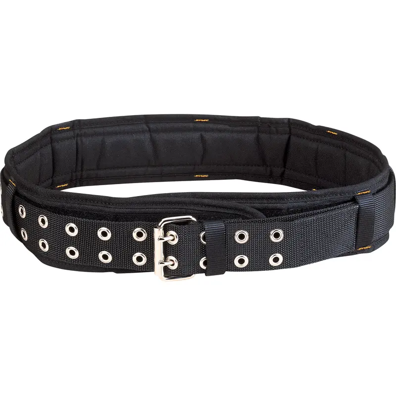 Wide Padded Belt, Polyester, Black 1