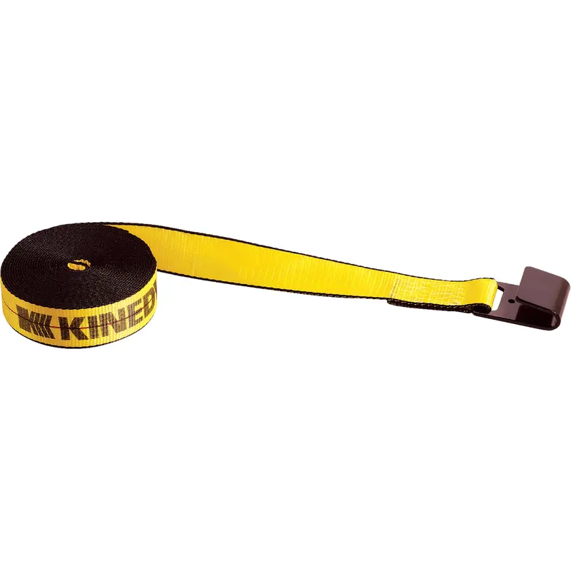 Winch Straps, Flat Hook, 2" W X 30' L, 3335 Lbs. (1513 Kg) Working Load Limit 1