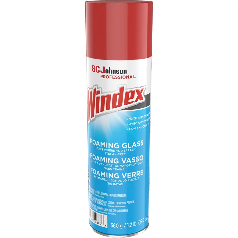 Windex® Foaming Glass Cleaner, 560 G, Aerosol Can 1