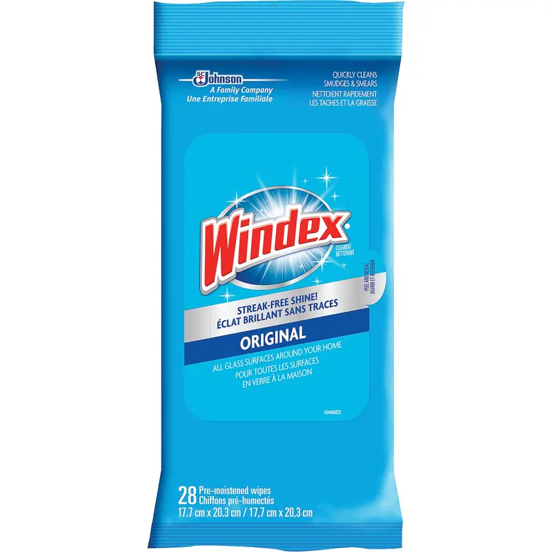 Windex® Glass & Surface Wipes, Packets 1