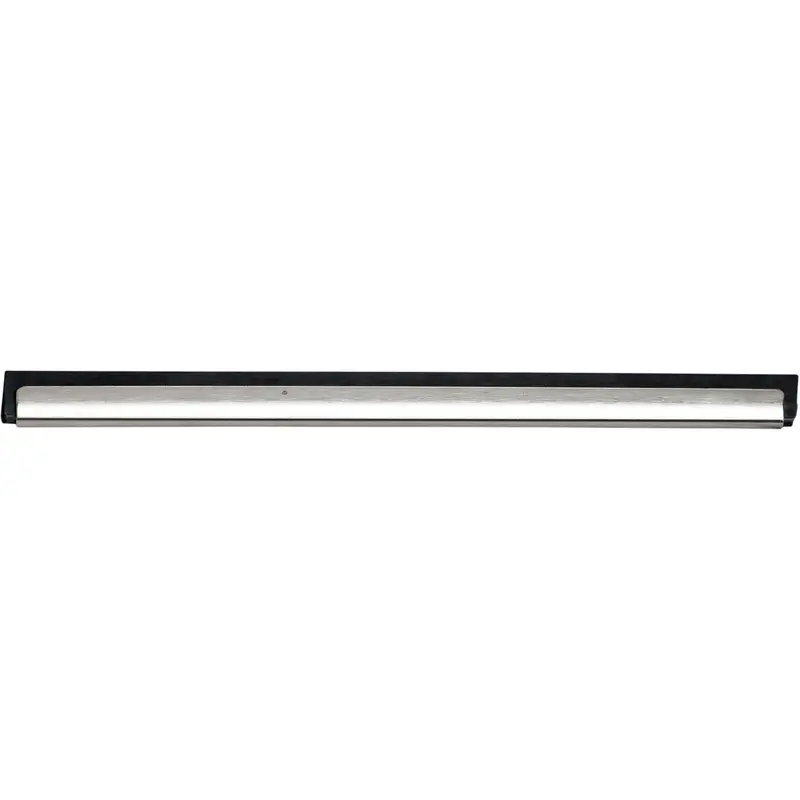 Window Squeegee Channel And Rubber, 18", Rubber, Stainless Steel Frame 1
