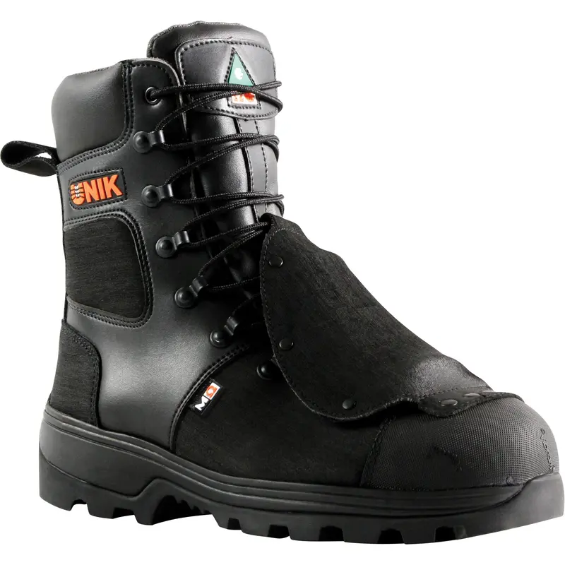 Winter Safety Boots With Metatarsal Guards, Synthetic Leather, Puncture Resistant Sole, Size 9-1/2 1