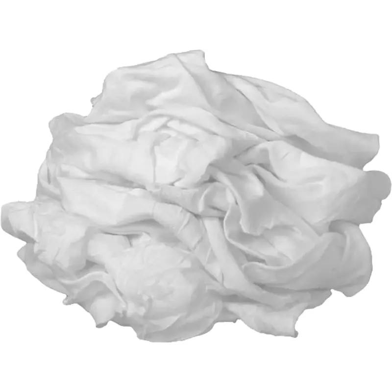 Wiper, Cotton/Polyester, White, 20 Lbs. 1