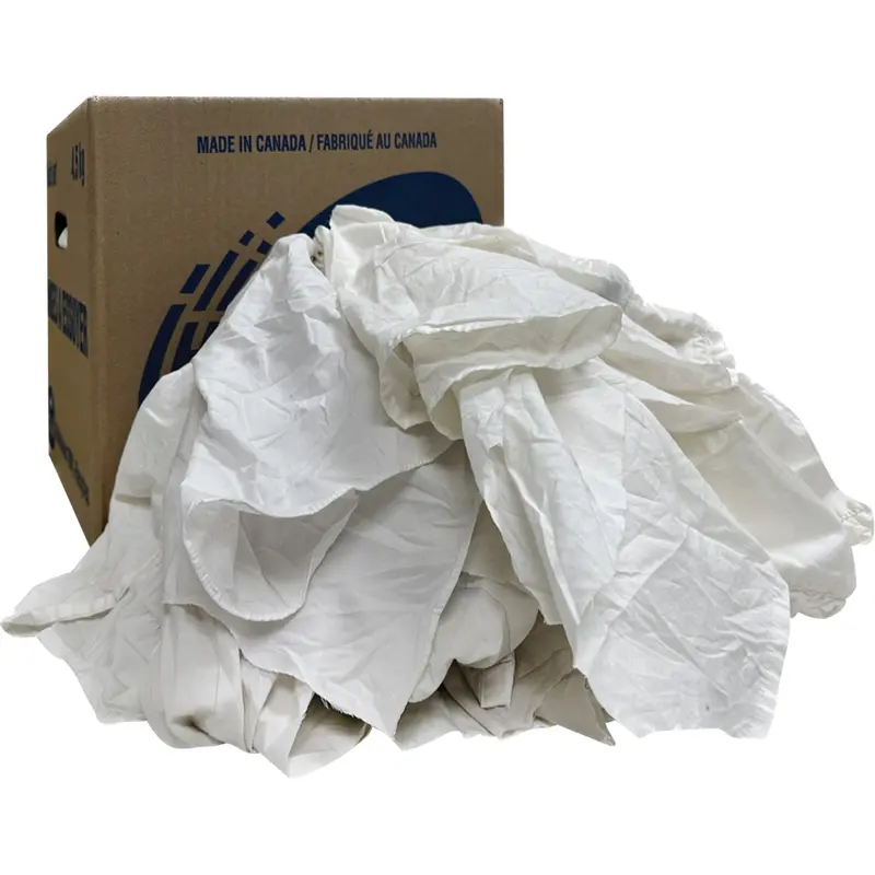 Wiper Rags Box, White, 10 Lbs. 1