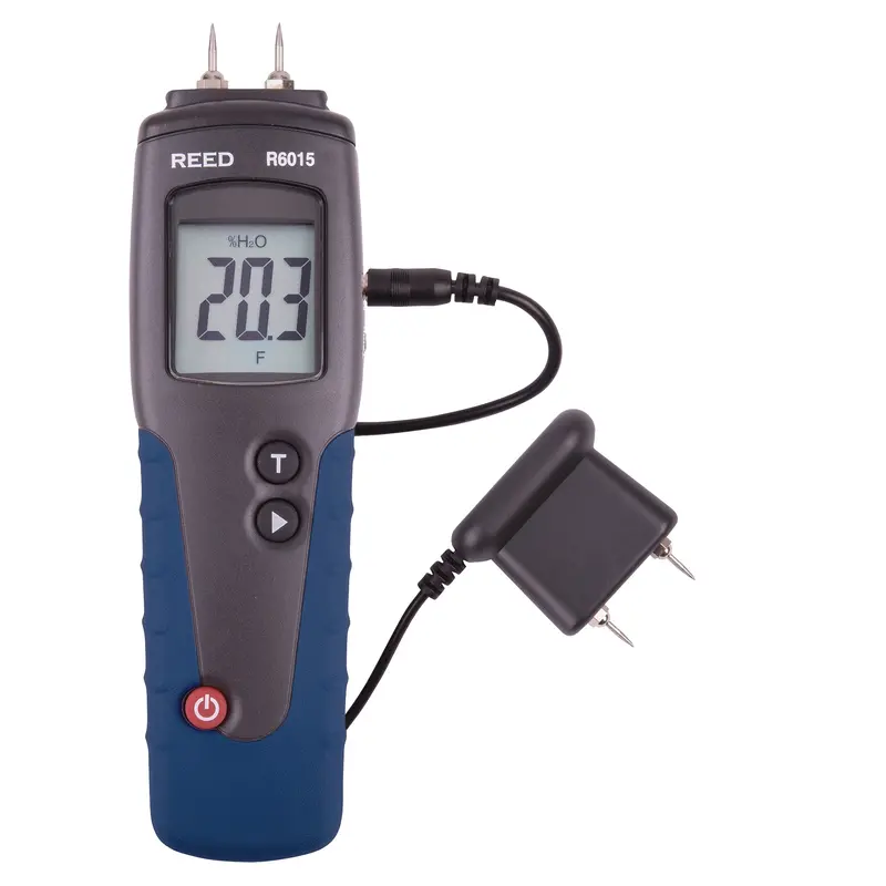 Wood Moisture Meter, 6 - 99.9% Moisture Range, 32°- 104°F (0°- 40°C) Temperature Range 1