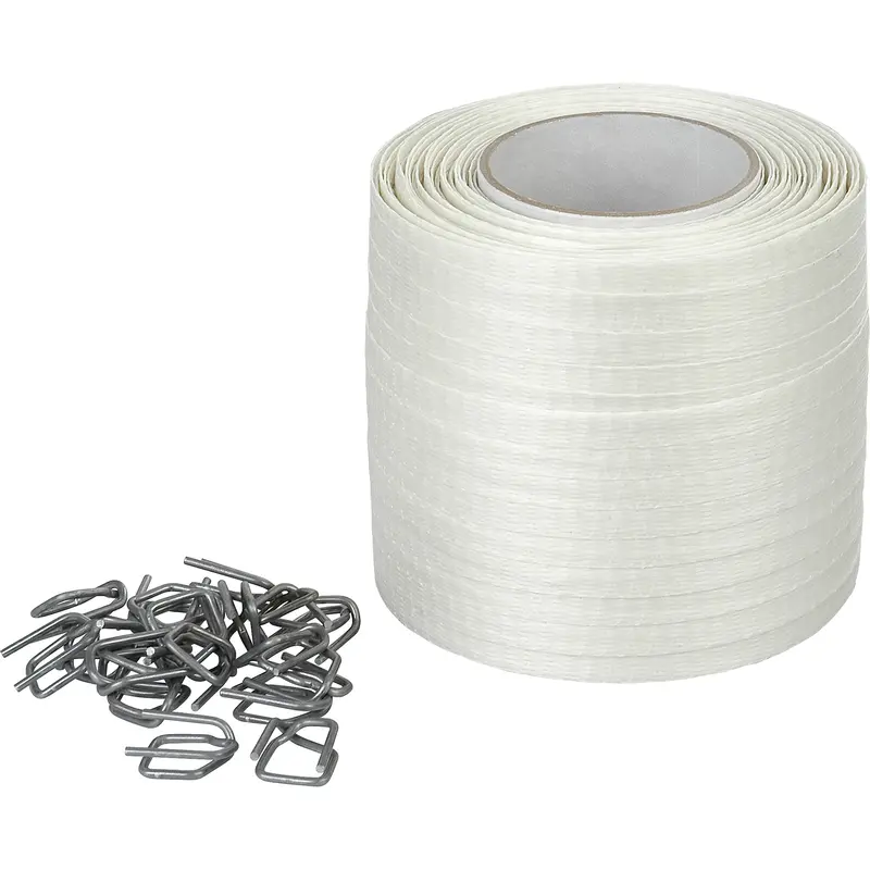 Woven Cord Strapping, Polyester, 1/2" W X 750' L 1