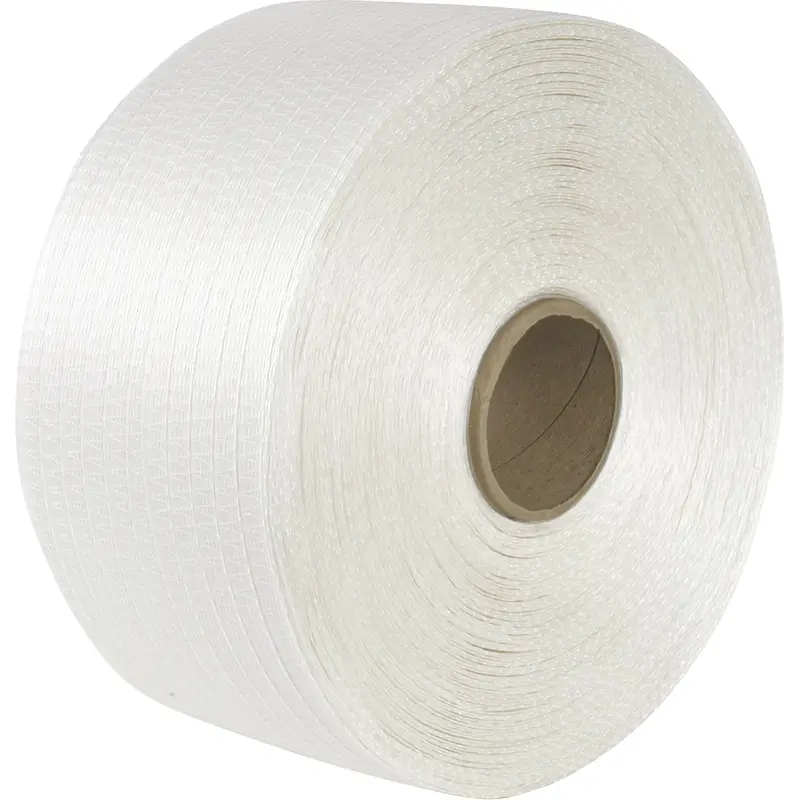 Woven Cord Strapping, Polyester Cord, 1/2" W X 3900' L, Manual Grade 1
