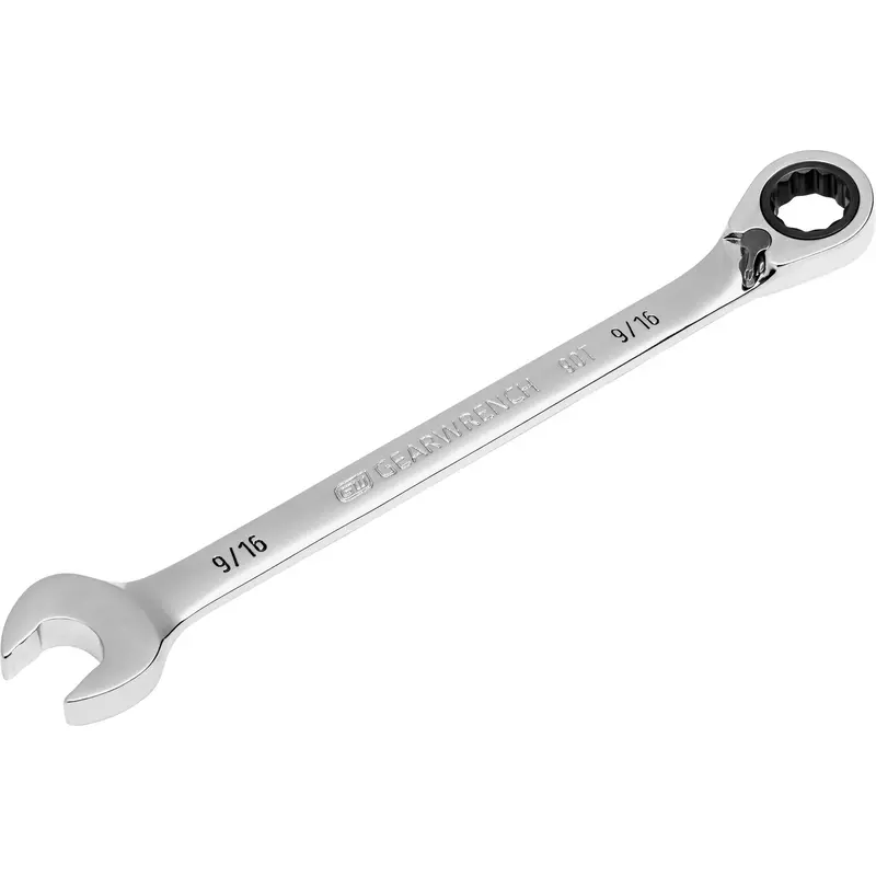 Wrench Set, 12 Point, 9/16", Chrome Finish 1