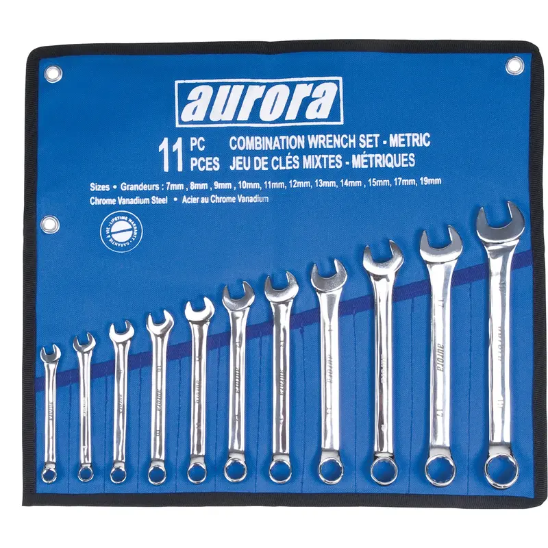 Wrench Set, Combination, 11 Pieces, Metric 1