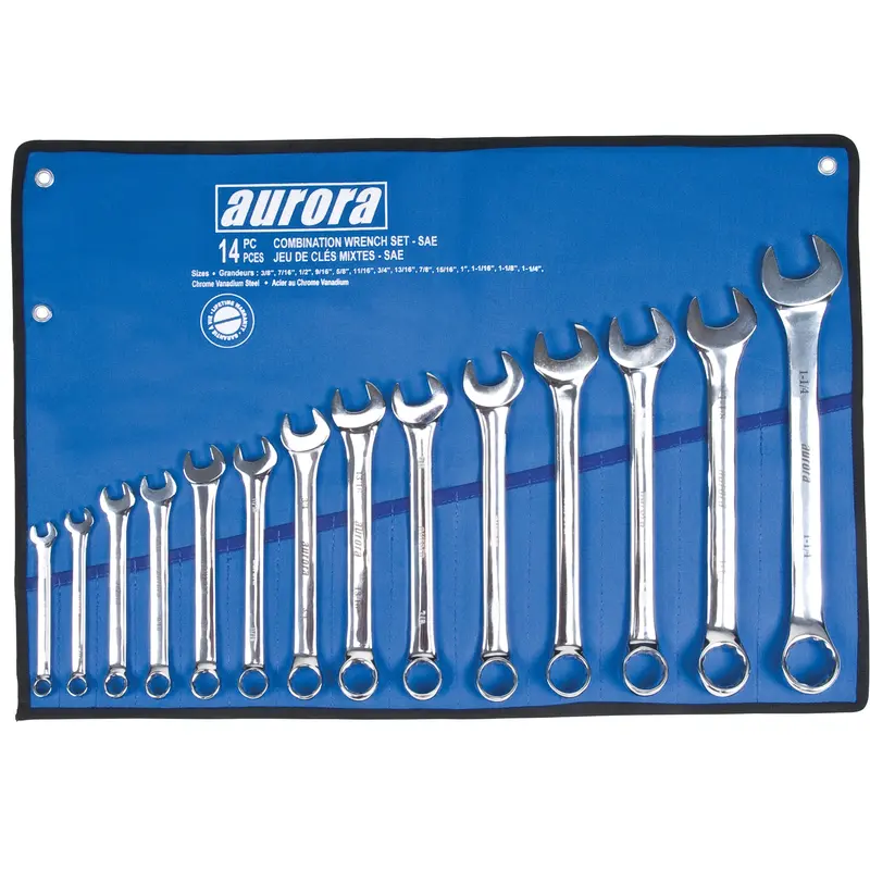 Wrench Set, Combination, 14 Pieces, Imperial 1