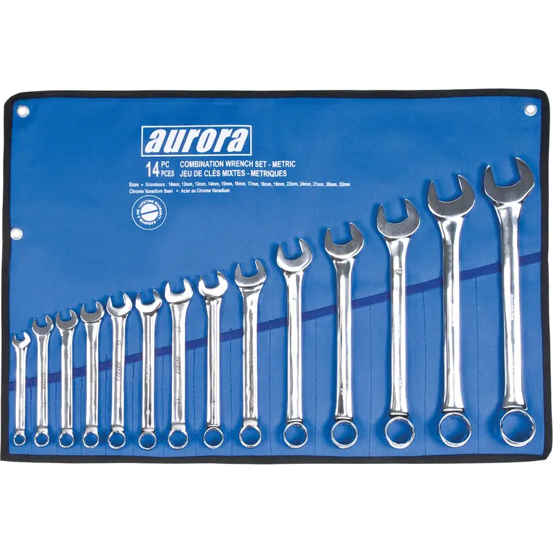 Wrench Set, Combination, 14 Pieces, Metric 1