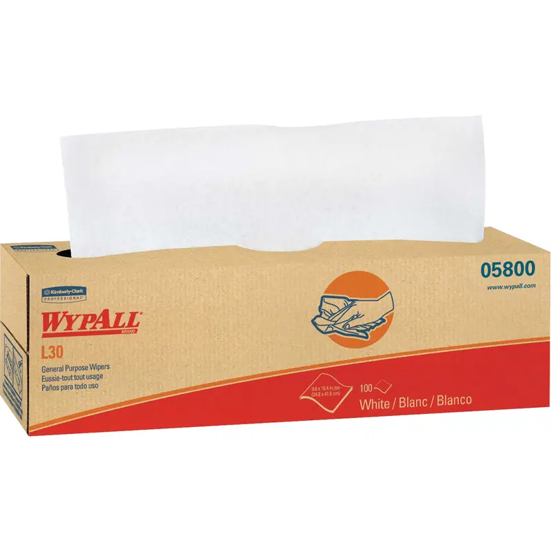 Wypall® L30 General Purpose Towels, All-Purpose, 16-2/5" L X 9-4/5" W 1