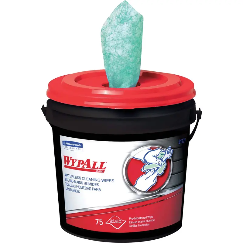 Wypall® Waterless Industrial Cleaning Wipes, Specialty, 12" L X 9-1/2" W 1
