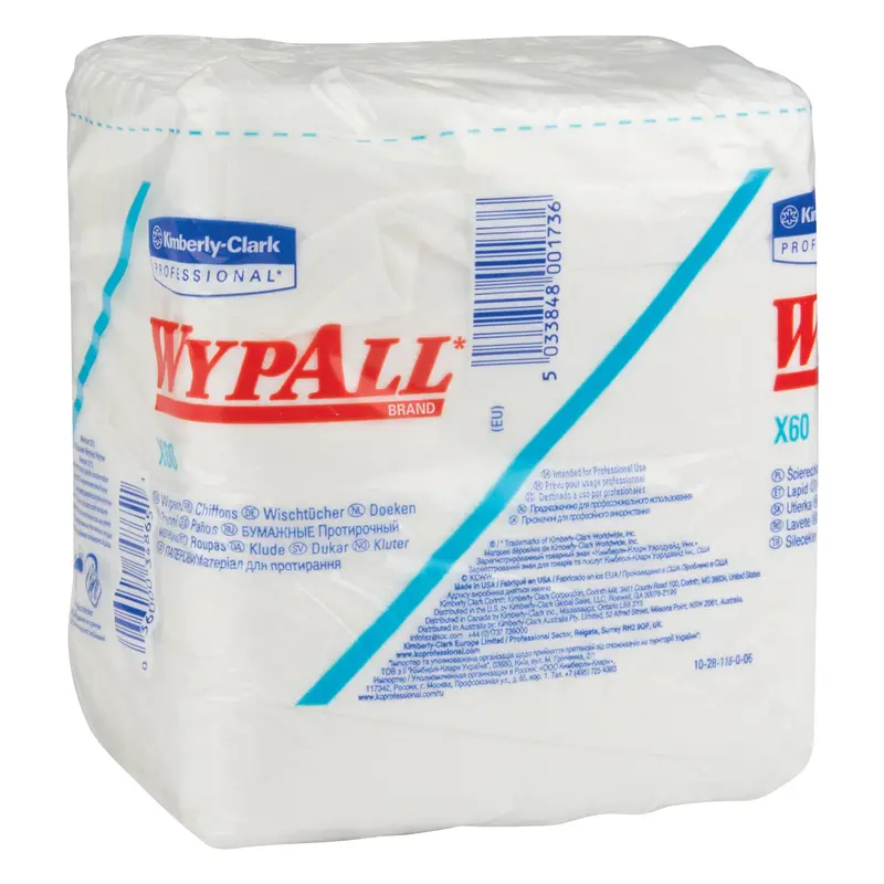 X60 Washcloth, All-Purpose, 12-1/2" L X 12" W 1