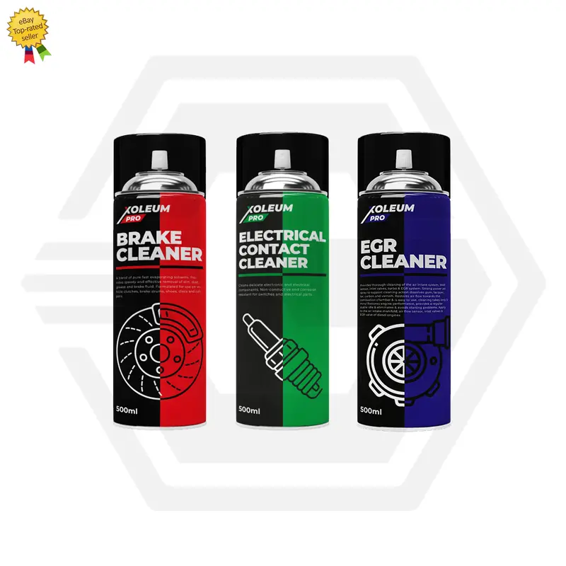 Xoleum Pro Spray Cleaner Set 3 Pack Brake, Electrical Contact, Egr Cleaner 500Ml 1