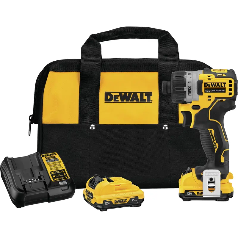 Xtreme™ Brushless Screwdriver Kit, 1/4", 12 V, 200 Uwo Max. Torque, Lithium-Ion Battery 1