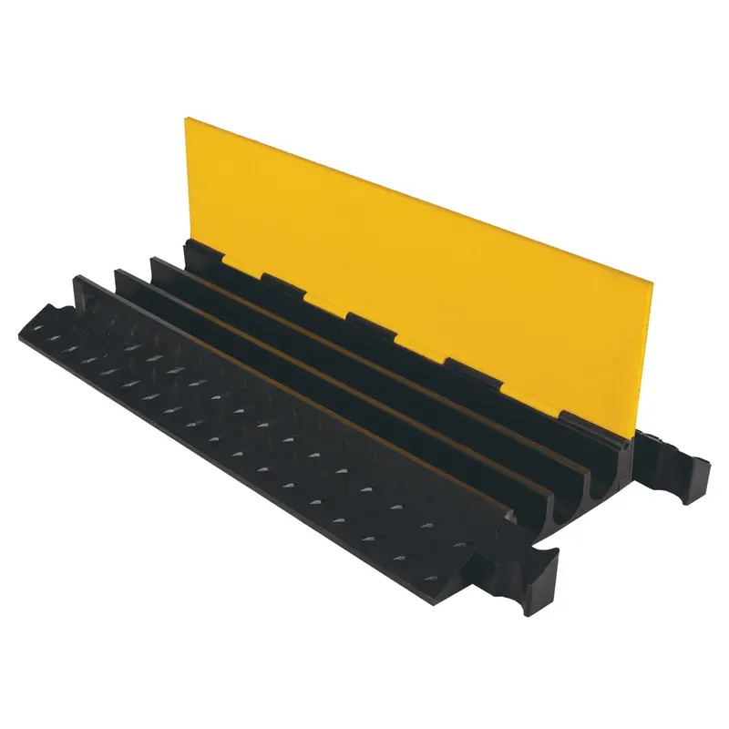 Yellow Jacket® Heavy Duty Cable Protector, 3 Channels, 36" L X 18.5" W X 2.875" H 1