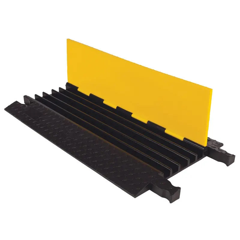 Yellow Jacket® Heavy Duty Cable Protector, 5 Channels, 36" L X 19.75" W X 1.875" H 1