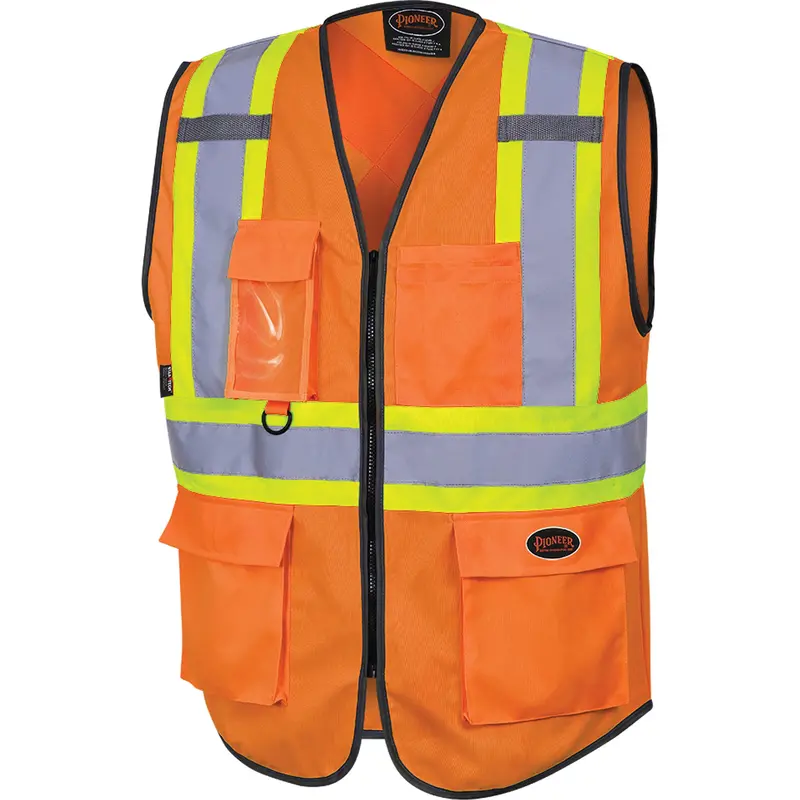 Zipper Front Safety Vest 1