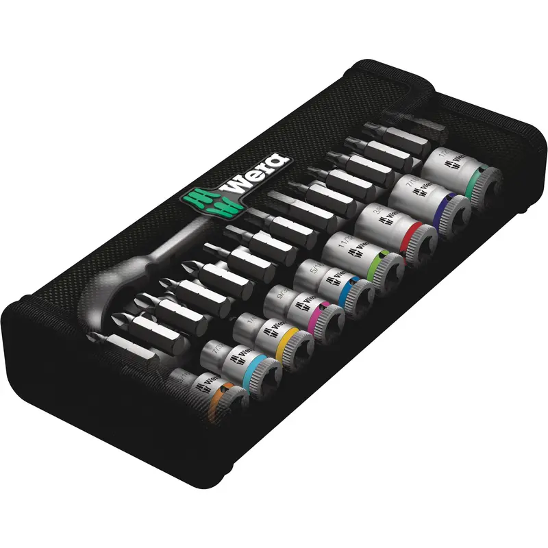 Zyklop Imperial Metal Ratchet Set, 28 Pcs, 1/4" Drive Size 2