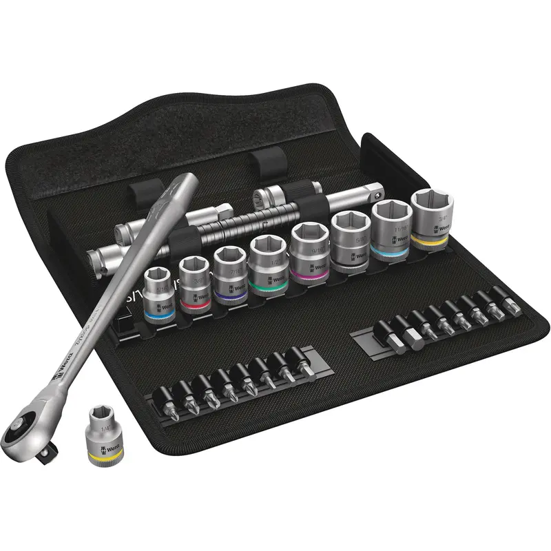 Zyklop Imperial Metal Ratchet Set, 29 Pcs, 3/8" Drive Size 1